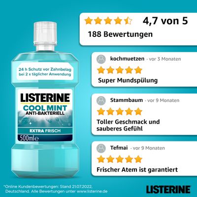 LISTERINE® Extra Frisch 500 ml - Shop Apotheke