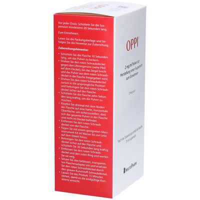OPPI 2 mg/ml Pulver z.Herstell.e.Susp.z.Einn. 75 ml mit dem ERezept
