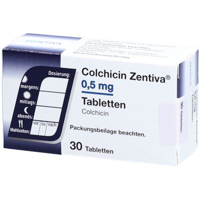 COLCHICIN Zentiva 0,5 mg Tabletten 30 St mit dem E-Rezept kaufen - Shop ...