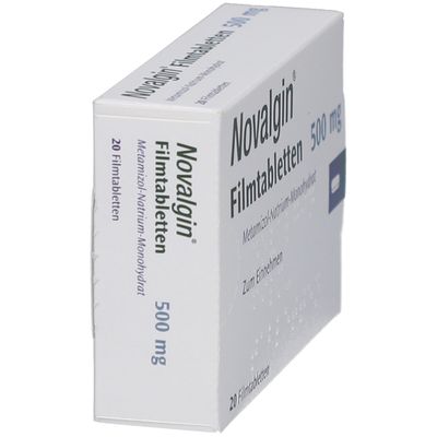 NOVALGIN Filmtabletten 500 mg 20 St mit dem E-Rezept kaufen - Shop Apotheke