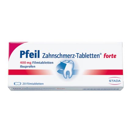 Pfeil Zahnschmerz Filmtabletten forte 20 St - Shop Apotheke