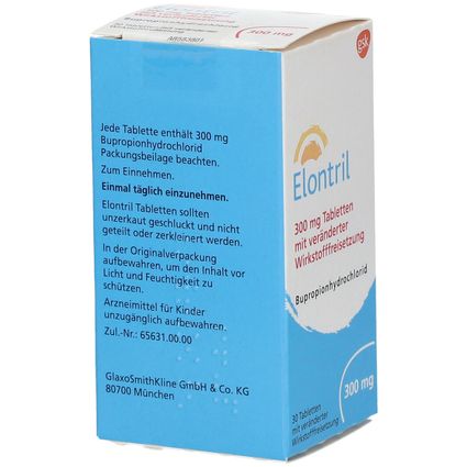 Elontril 300 mg 30 St mit dem E-Rezept kaufen - Shop Apotheke