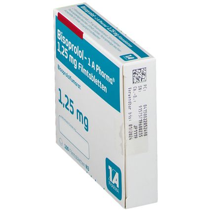 Bisoprolol 1A Pharm 1.25Mg 100 St mit dem E-Rezept kaufen - Shop Apotheke