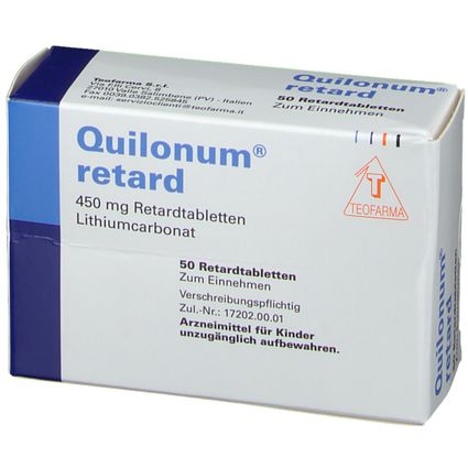 Quilonum® retard 450 mg 50 St mit dem E-Rezept kaufen - Shop Apotheke