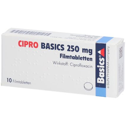 CIPRO BASICS 250 mg 10 St mit dem E-Rezept kaufen - SHOP APOTHEKE