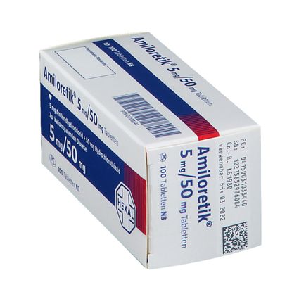 Amiloretik® 5 mg/50 mg 100 St mit dem E-Rezept kaufen - Shop Apotheke
