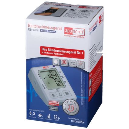 aponorm® Basis Control Oberarm-Blutdruckmessgerät Gr. M - L 1 St - Shop ...