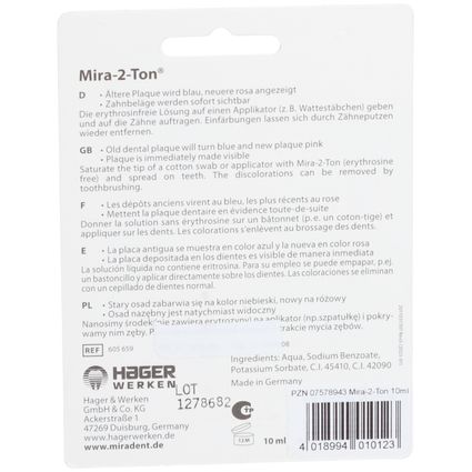 Miradent Mira-2-Ton® Plaqueeinfärbung Lösung 10 ml - Shop Apotheke