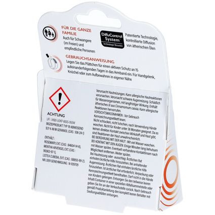 Monkey Home Mückenstecker Nachfüllpack - 120 Plättchen Mückenschutz Für Innen & Outdoor