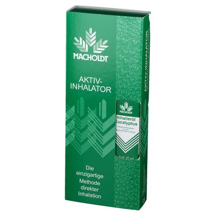 Macholdt® Aktiv-Inhalator + Eukalyptusöl 1 St - Shop Apotheke