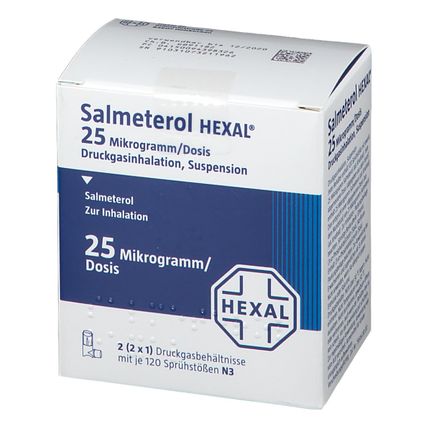 Salment Salmeterol HEXAL® 25 Mikrogramm/Dosis 2 St mit dem E-Rezept kaufen ...