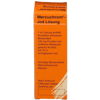 Mercuchrom®-Jod Lösung 30 ml - Shop Apotheke