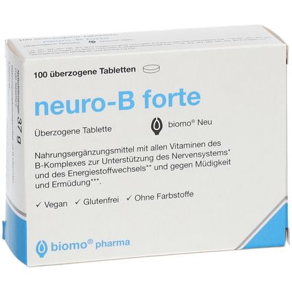 Neuro-B Forte Biomo® Neu 100 St - SHOP APOTHEKE