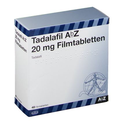 Tadalafil AbZ 20 Mg 48 St mit dem E-Rezept kaufen - Shop Apotheke