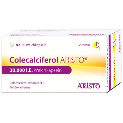 Colecalciferol Aristo® 20.000 I.E. 50 St Mit Dem E-Rezept Kaufen - Shop ...