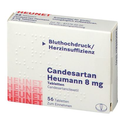 Candesartan Heumann 8 mg 56 St mit dem E-Rezept kaufen - SHOP APOTHEKE