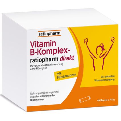 Vitamin B-Komplex Ratiopharm® Direkt 40 St - Shop Apotheke