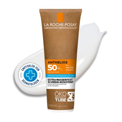 La Roche-Posay Anthelios Sonnenmilch LSF 50+ Papp-Tube mit hohem UV-Lichtschutz für empfindliche und trockene Haut, 250 ml Lotion main image 0