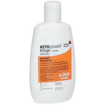 KETOconazol Klinge 20 Mg G Shampoo 120 Ml Shop Apotheke