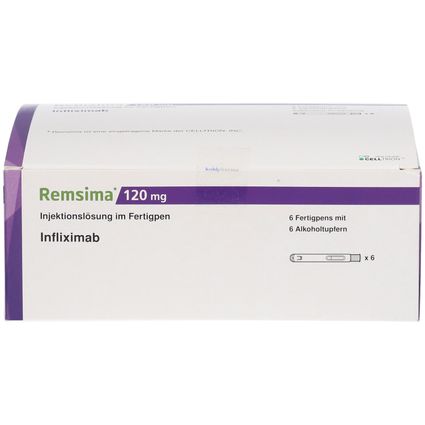 Resema Injection REMSIMA 120 mg Injektionslösung im Fertigpen 6 St mit dem E-Rezept ...