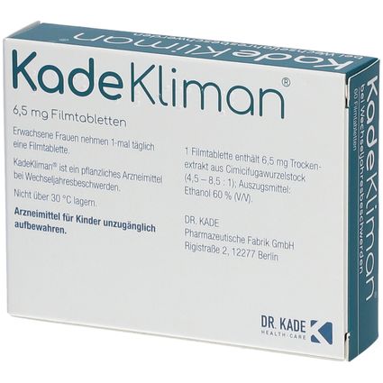 KadeKliman® 6,5 mg 60 St Shop Apotheke