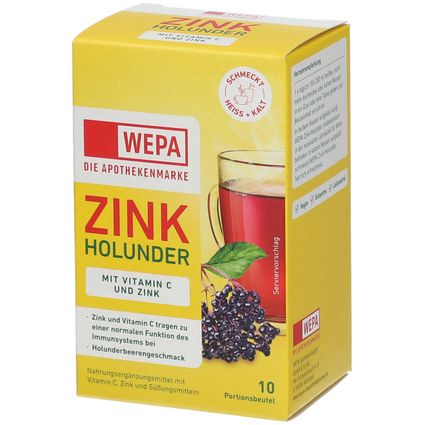 WEPA Zink Holunder 10x10 G - Shop Apotheke