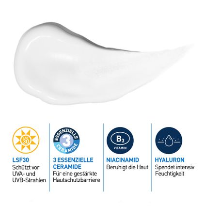 NIVEA Essentials Nährende Tagescreme LSF 15 – Mit Mandelöl, Für Trockene Haut, 50 Ml