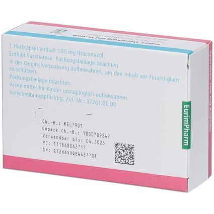 SPORANOX 100 mg Kapseln 30 St mit dem E-Rezept kaufen – Shop Apotheke