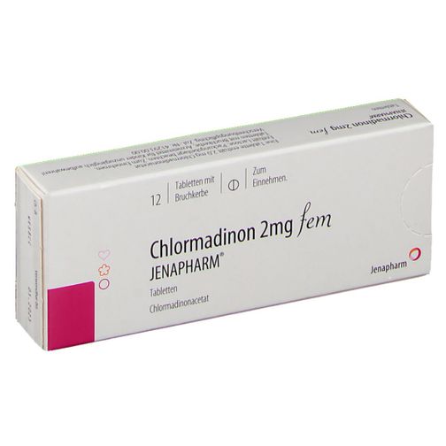 Chlormadinon 2 mg fem JENAPHARM® 12 St