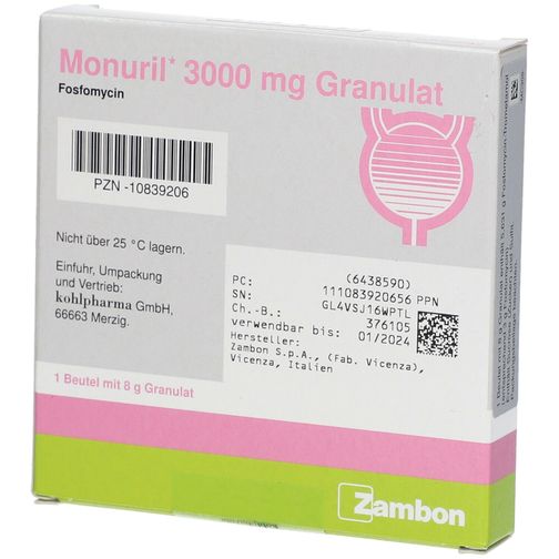 Monuril 3000 mg Granulat 1x8 g - shop-apotheke.com
