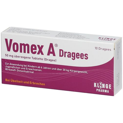 Vomex A® Dragees 10 St Vomex A® Dragees 10 St