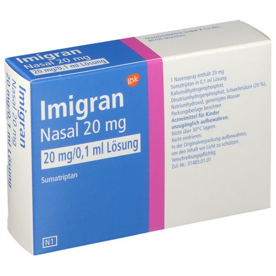 Imigran Nasal 20 mg 2 St