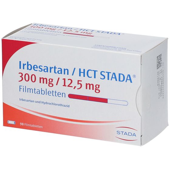 Irbesartan/HCT STADA® 300 mg/12,5 mg 98 St - shop-apotheke.com