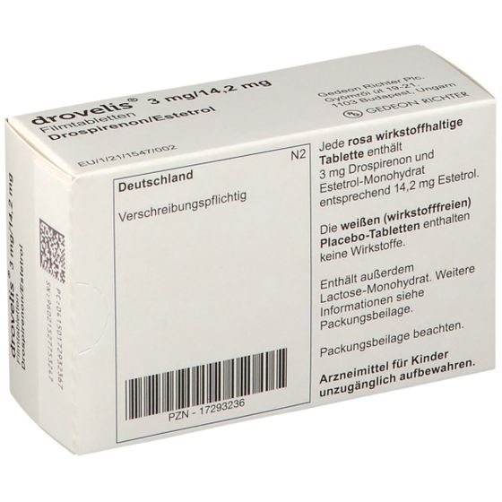 drovelis® 3 mg/14,2 mg 3x28 St - shop-apotheke.com