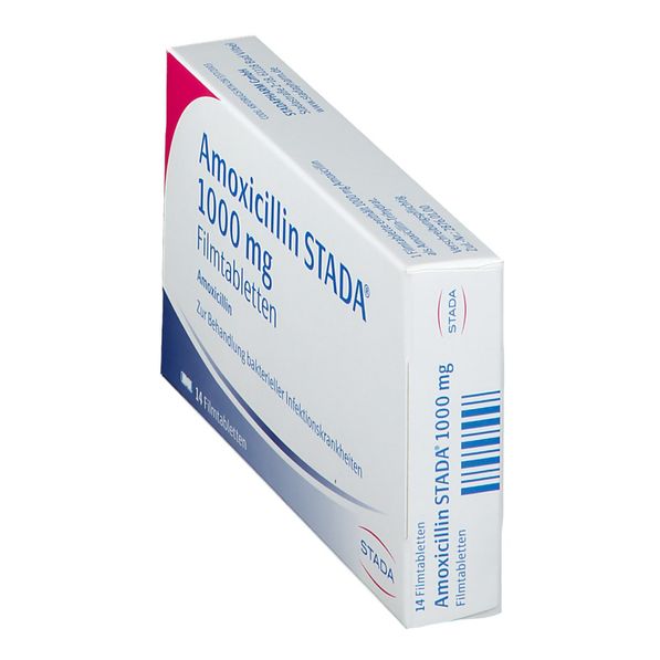 Amoxicillin STADA® 1000 mg 14 St - shop-apotheke.com