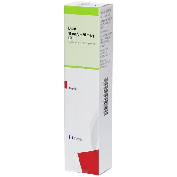 Duac 10 mg/g + 30 mg/g Gel 30 g
