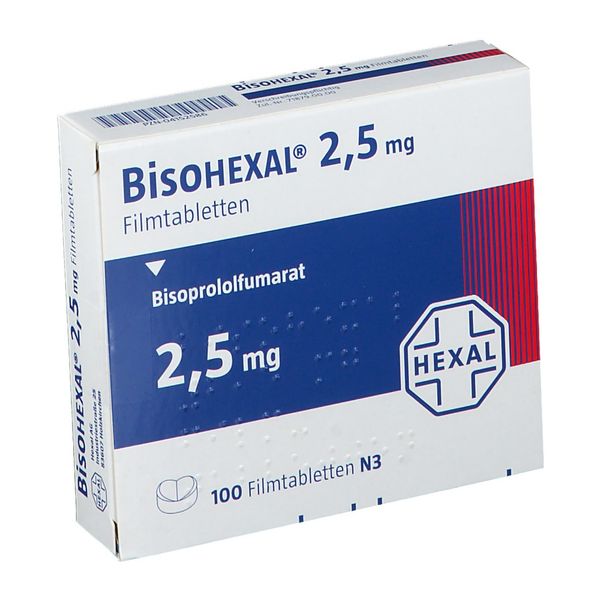 BisoHEXAL® 2,5 mg 100 St - shop-apotheke.com