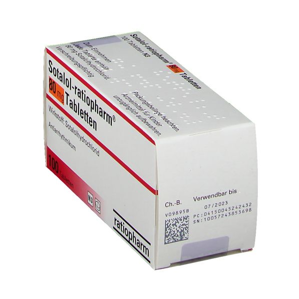 Sotalolratiopharm® 80 mg 100 St