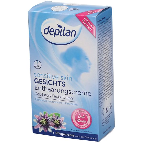 Bild von depilan Sensitive Skin Gesichtsenthaarungscreme 1 Pk