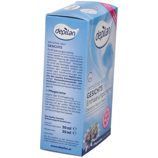 2. Bild von depilan Sensitive Skin Gesichtsenthaarungscreme 1 Pk