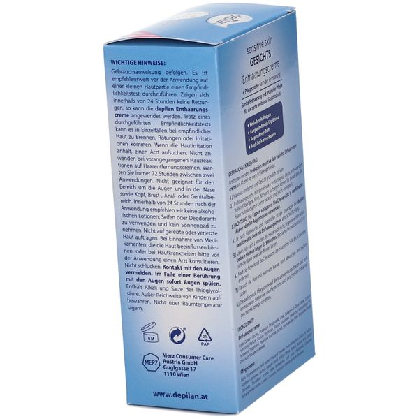 4. Bild von depilan Sensitive Skin Gesichtsenthaarungscreme 1 Pk