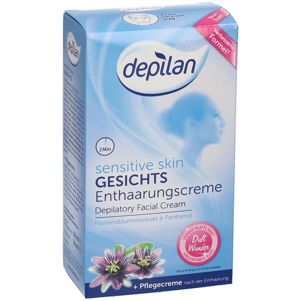 6. Bild von depilan Sensitive Skin Gesichtsenthaarungscreme 1 Pk
