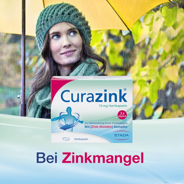 2. Bild von Curazink® Hartkapseln - hochdosiert mit 15 mg Zink im einzigartigen Zink-Histidin-Komplex 100 St