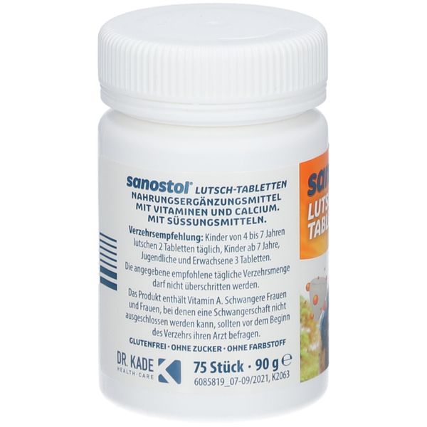 6. Bild von Sanostol® Lutsch-Tabletten 75 St