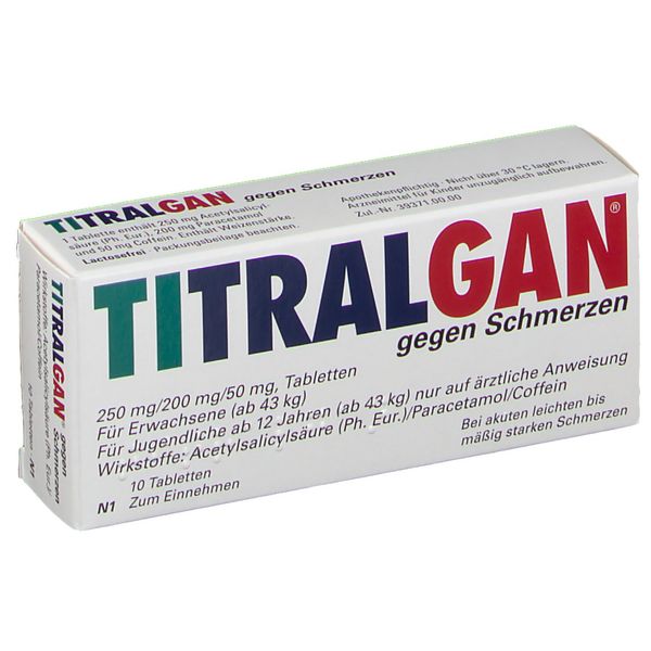 2. Bild von TITRALGAN® gegen Schmerzen 10 St
