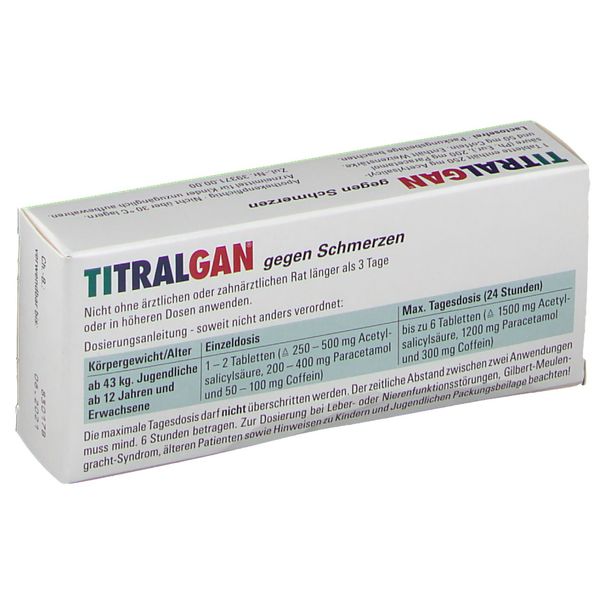 4. Bild von TITRALGAN® gegen Schmerzen 10 St