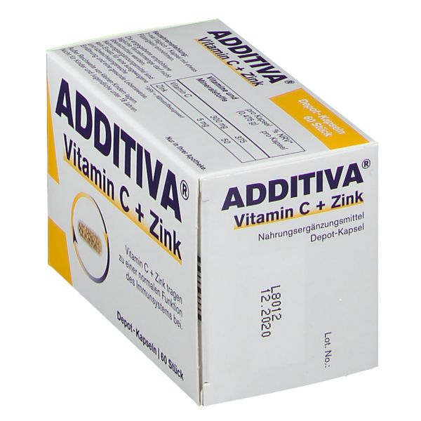 6. Bild von ADDITIVA® Vitamin C + Zink Depot 300 mg Kapseln 60 St
