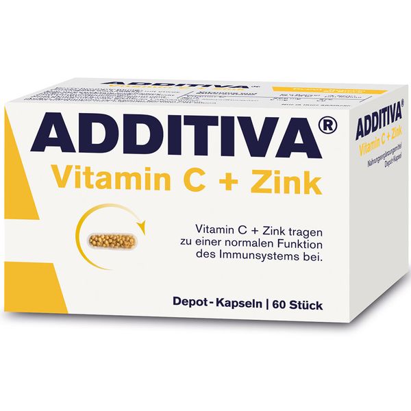2. Bild von ADDITIVA® Vitamin C + Zink Depot 300 mg Kapseln 60 St