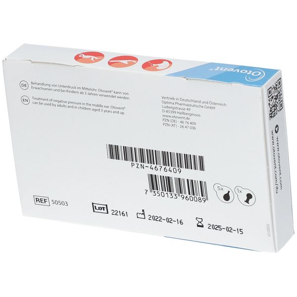 4. Bild von Otovent System 1 Nasenstueck+5 Luftmembrane 1 St