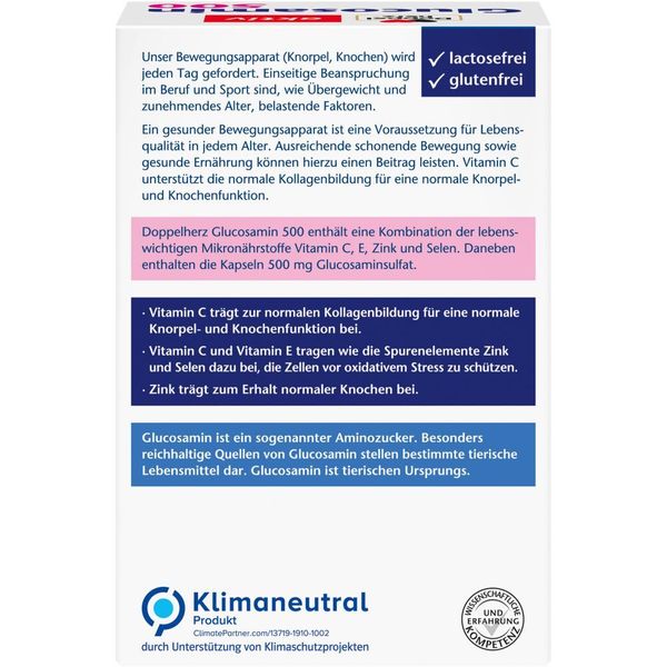 2. Bild von Doppelherz® aktiv Glucosamin 500 Kapseln 120 St